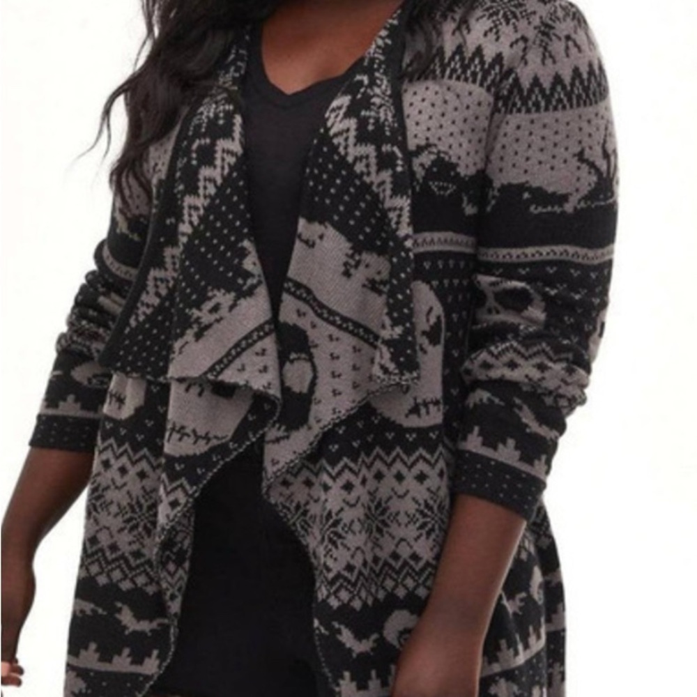 Torrid Jack skellington cardigan holiday fair Susie style